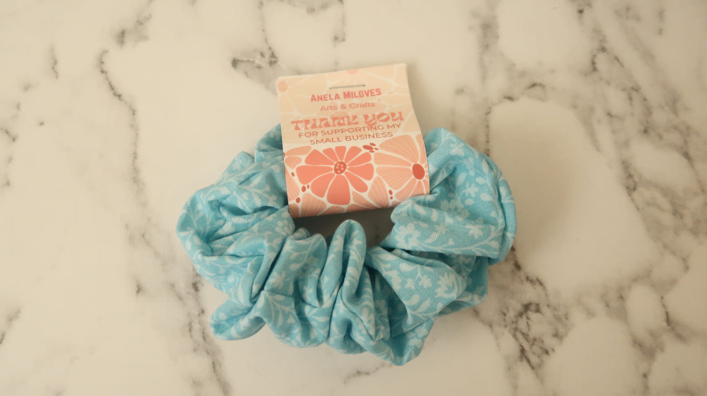 Coliv Blue Scrunchies