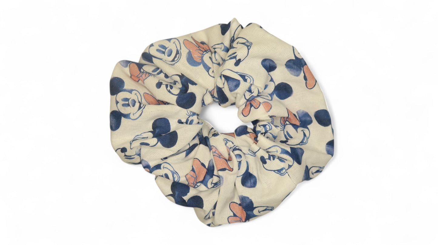 Mickey Mouse Blue Scrunchie