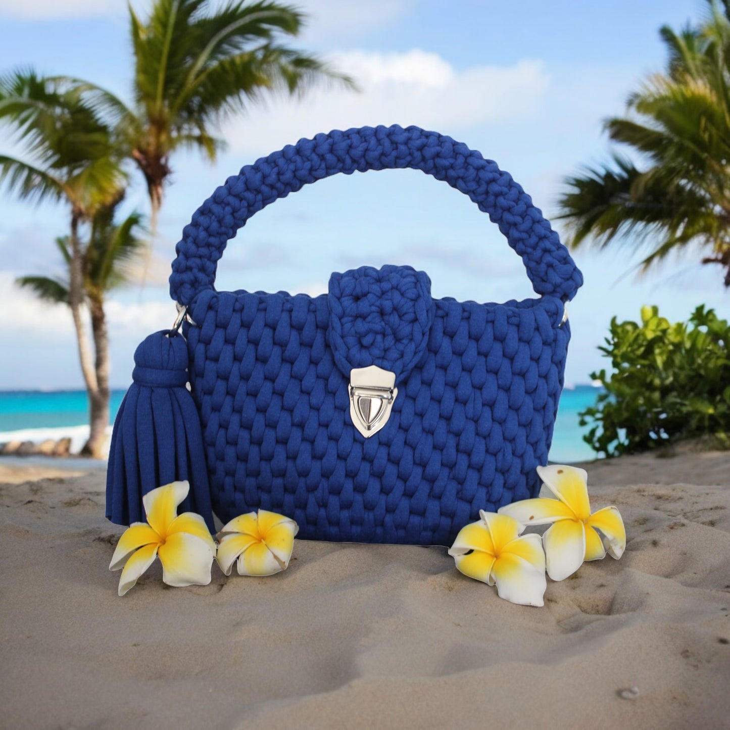 Blue Handbag