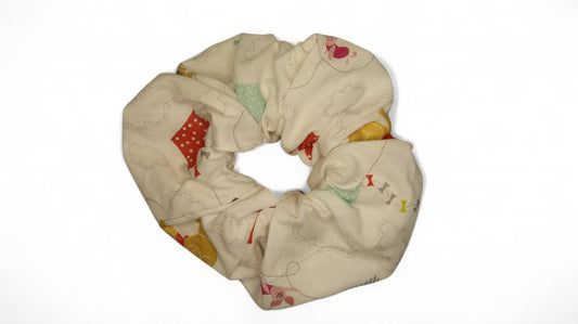 Pooh White Scrunchies